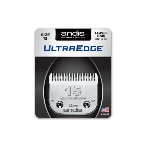 Andis plaukų kirpimo peiliukai UltraEdge Size 15, 3/64" - 1.2 mm