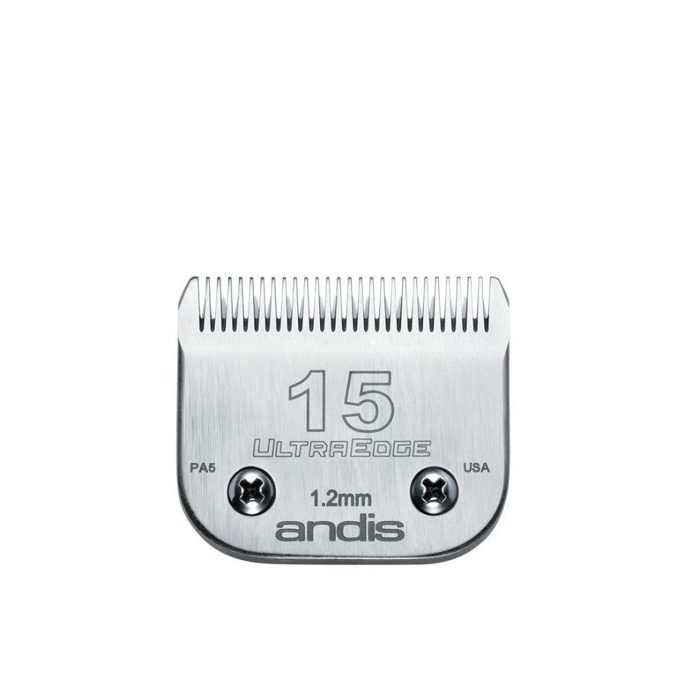 Andis plaukų kirpimo peiliukai UltraEdge Size 15, 3/64" - 1.2 mm