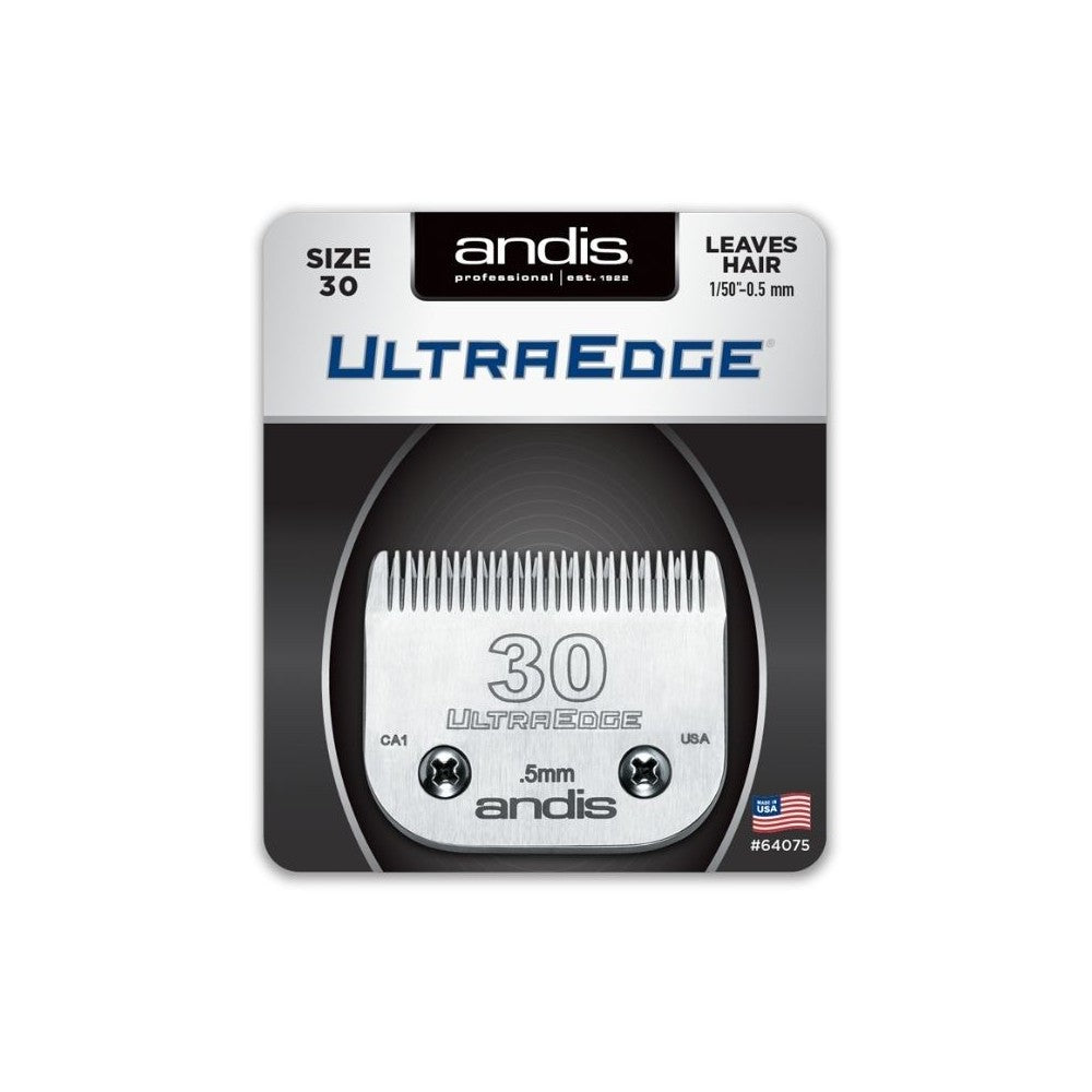 Andis plaukų kirpimo peiliukai UltraEdge Size 30, 1/50" - 0.5 mm