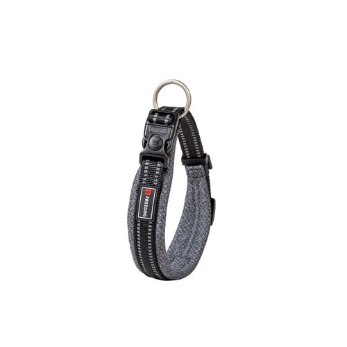 Antkaklis Shiva, pilkas, L, 25 mm x 38-66 cm