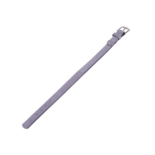 Antkaklis Velours 30-35 cm, 17/19 mm, pilkas