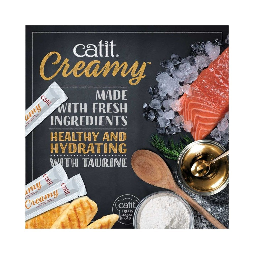 Catit Creamy kreminis skanėstas katėms su tunu, 4x10 g