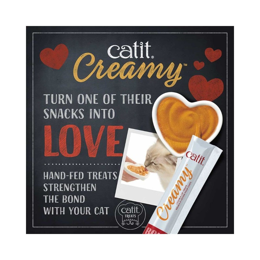 Catit Creamy kreminis skanėstas katėms su tunu, 4x10 g