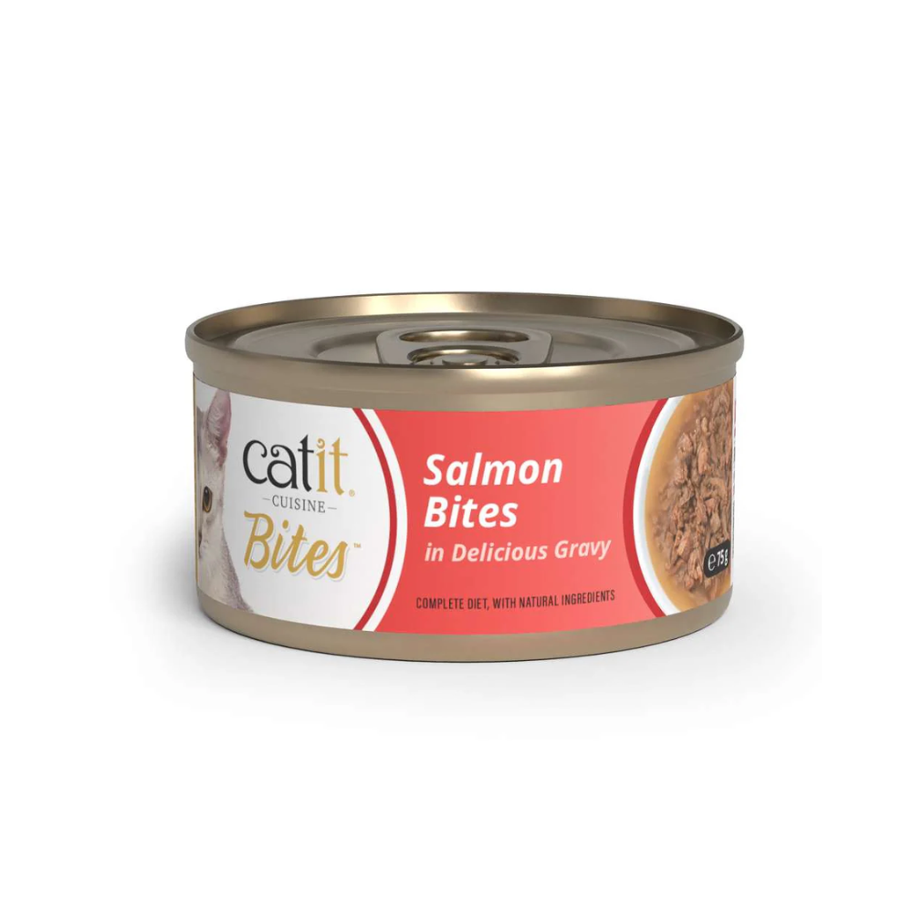 Catit Cuisine Bites konservai katėms su lašiša, 75 g