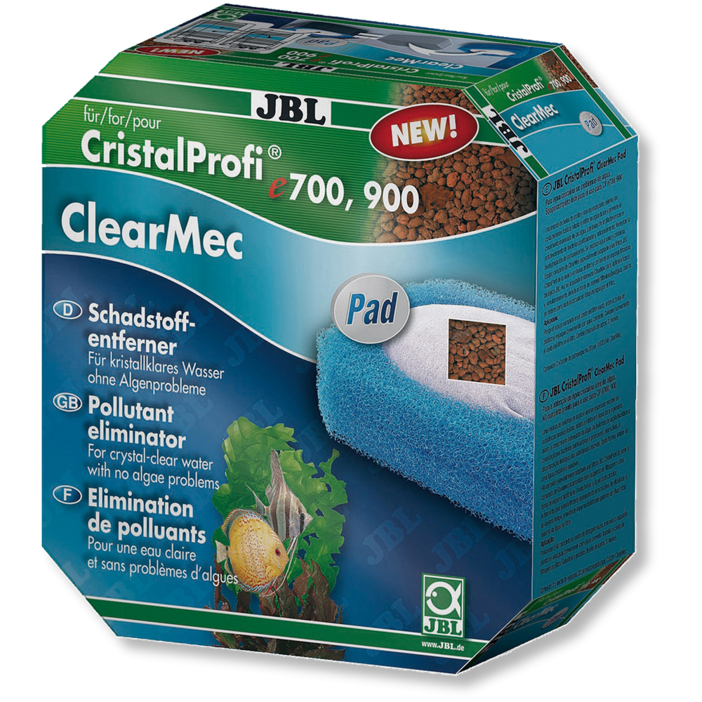 JBL ClearMec Plus Pad kempinė su nitratus, nitritus ir fosfatus mažinančiu užpildu išoriniams filtrams CP e700/1-900/1,2