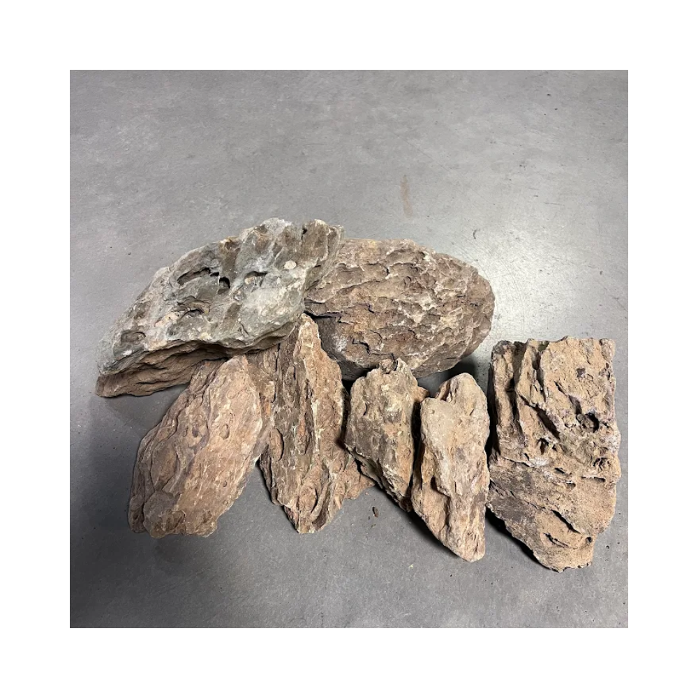 Dekoracija akvariumui akmenys, 15-25 cm, 20 kg