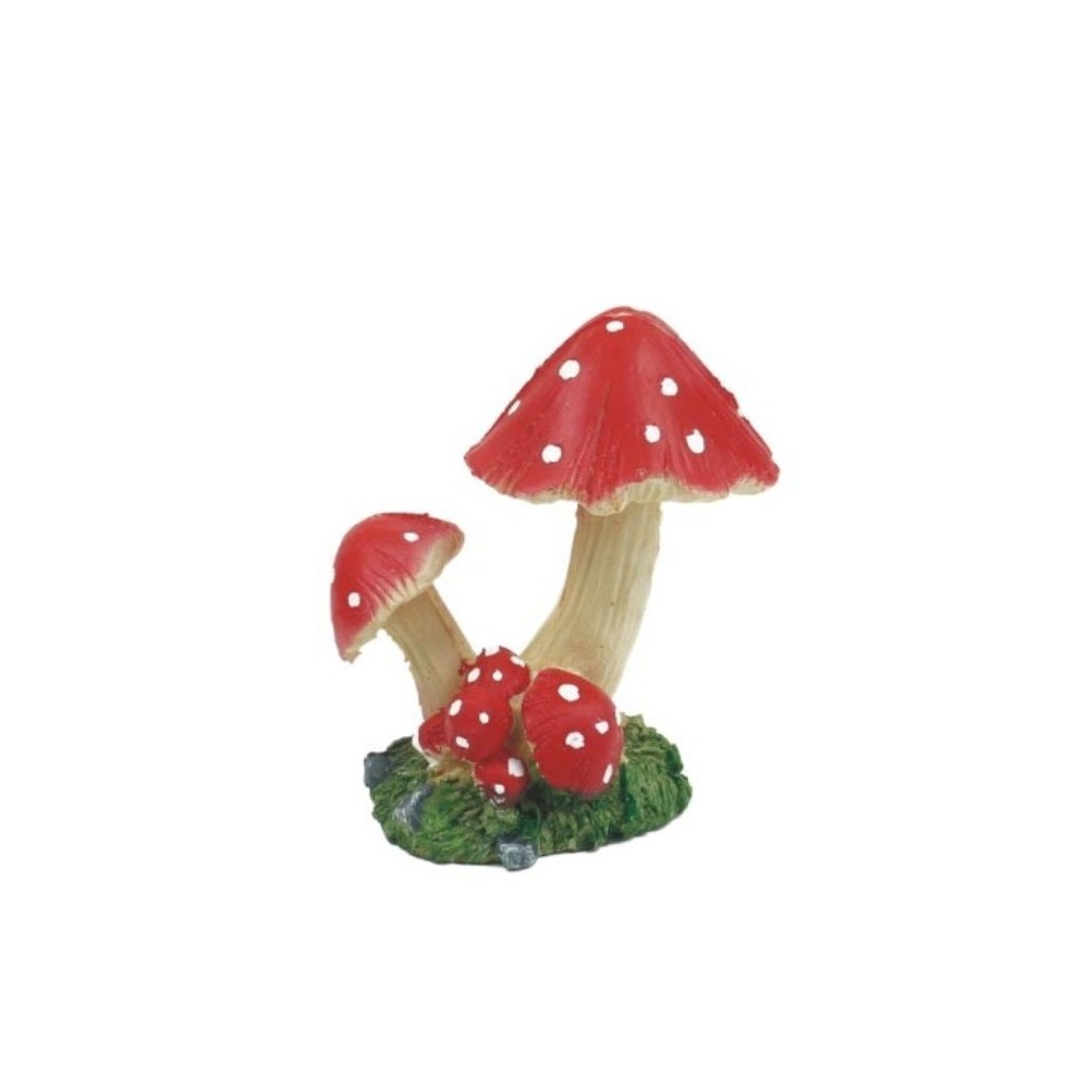 Dekoracija akvariumui Grybas, 9x6x11 cm