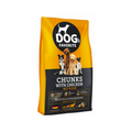 Dogs Favorite Chunks with Chicken visavertis pašaras suaugusiems šunims, 15 kg