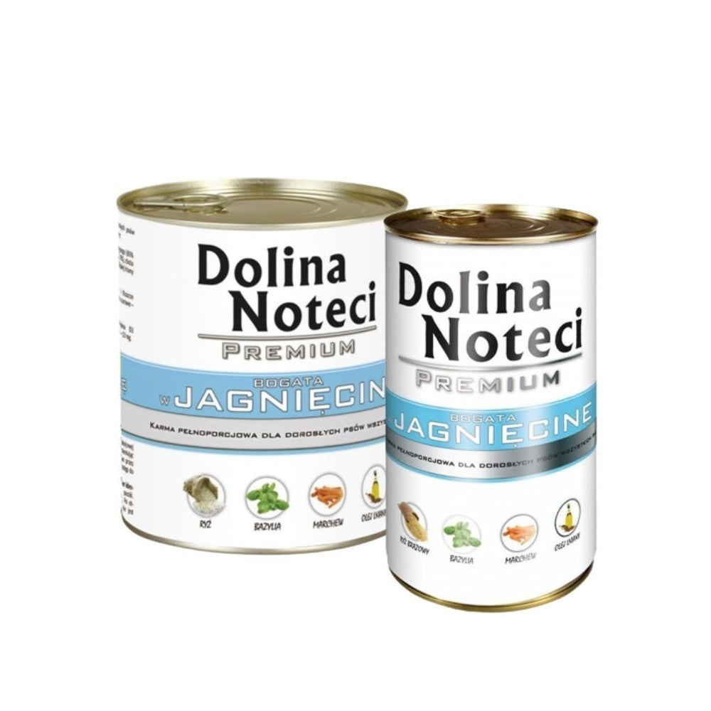 Konservai šunims su ėriena Dolina Noteci Premium 400 g