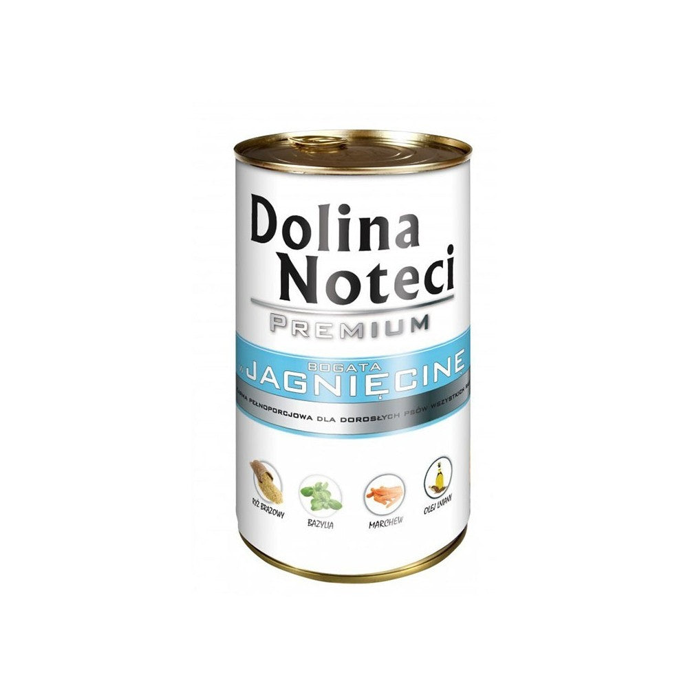 Konservai šunims su ėriena Dolina Noteci Premium 400 g