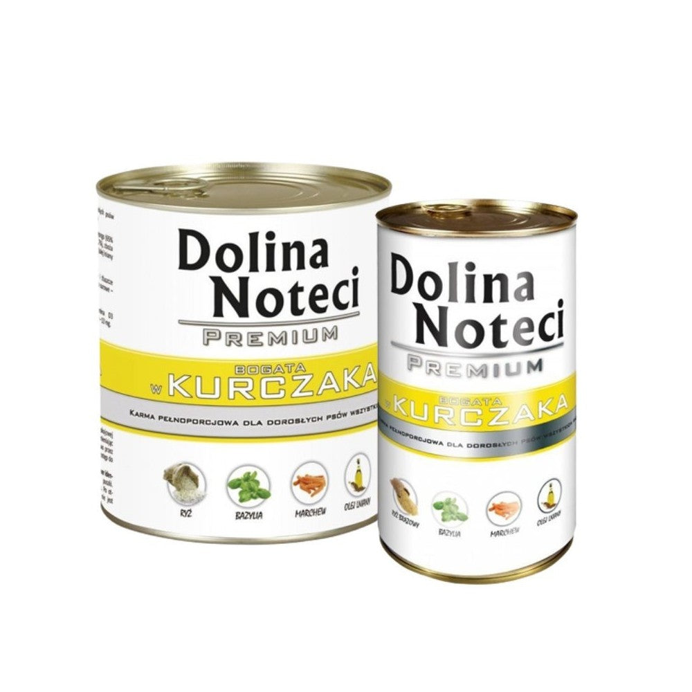 Konservai šunims su vištiena Dolina Noteci Premium 400 g