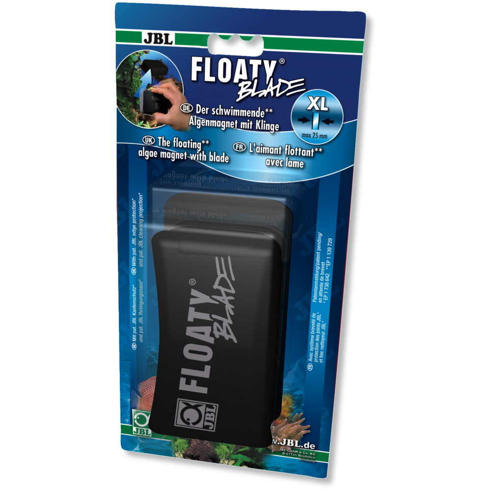 JBL Floaty Blade L plaukiantis magnetinis stiklų valiklis su ašmenimis, 15 mm