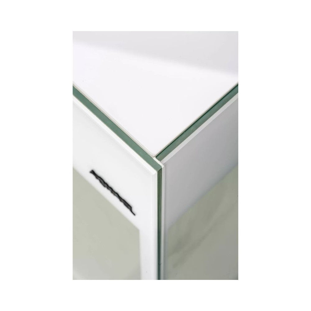 Glossy 100 akvariumas stačiakampis, baltas, 100x40x60 cm