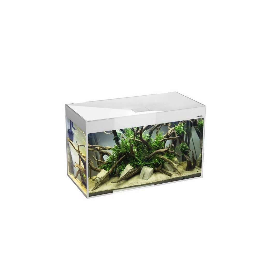 Glossy 100 akvariumas stačiakampis, baltas, 100x40x60 cm