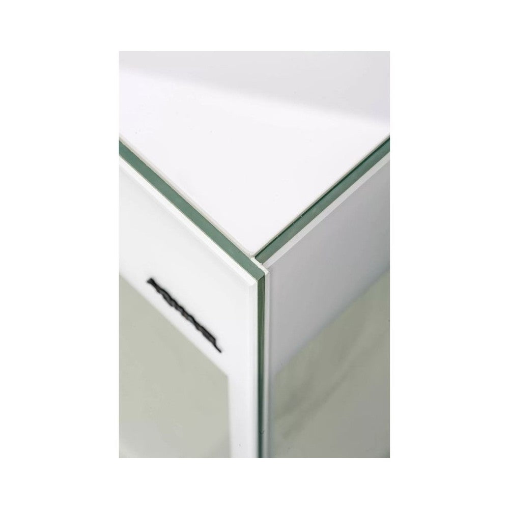 Glossy 120 akvariumas stačiakampis, baltas, 120x40x60 cm