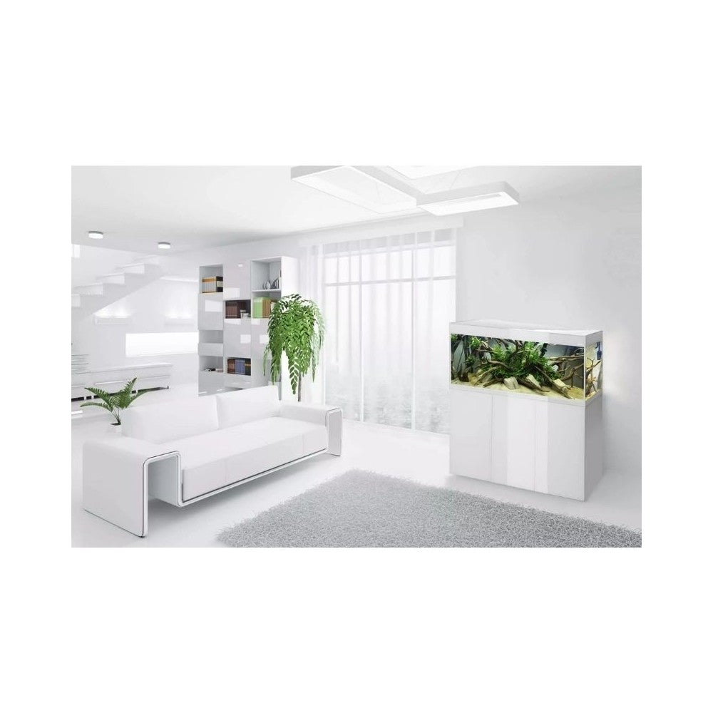 Glossy 120 akvariumas stačiakampis, baltas, 120x40x60 cm