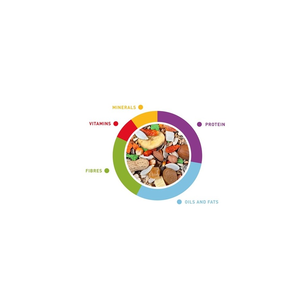 Grandmix Pappagalli maistas didžiosioms papūgoms 600 g
