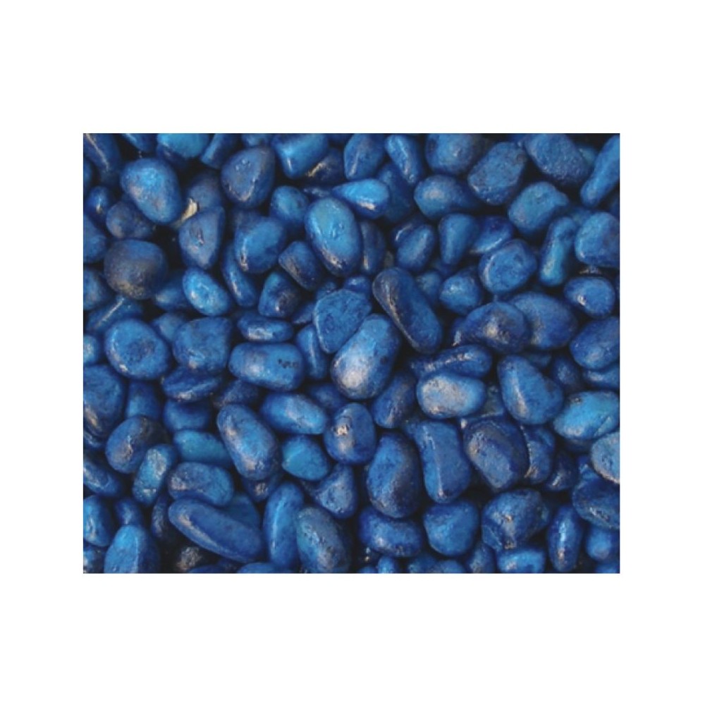 Gruntas akvariumui mėlynas 3-5 mm, 1 kg