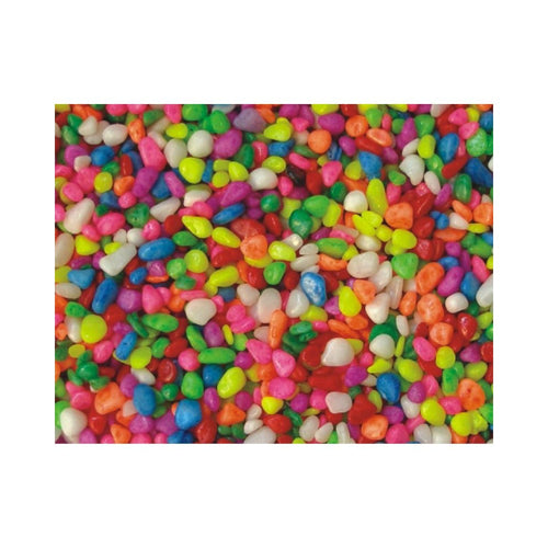 Gruntas akvariumui spalvotas mix 3-5 mm, 1 kg