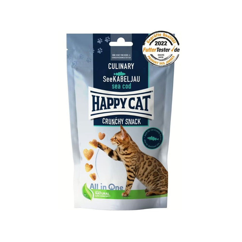 Happy Cat skanėstas katėms Crunchy Snack See Kabeljau, 70 g