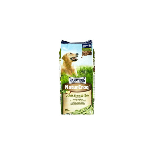 15+3 kg Happy Dog NaturCroq Lamm & Reis ėdalas alergiškiems šunims su ėriena ir ryžiais