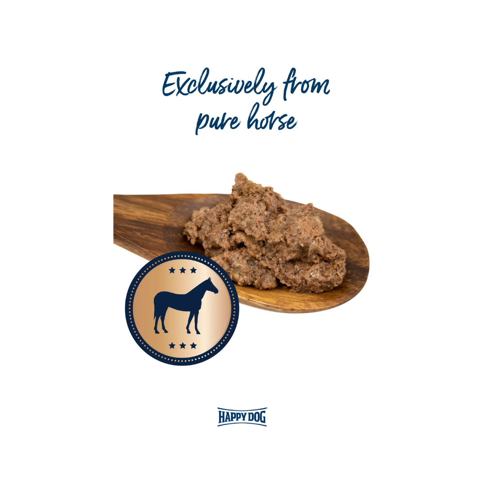 Happy Dog Sensible Pure Montana konservai šunims su arkliena, 400 g
