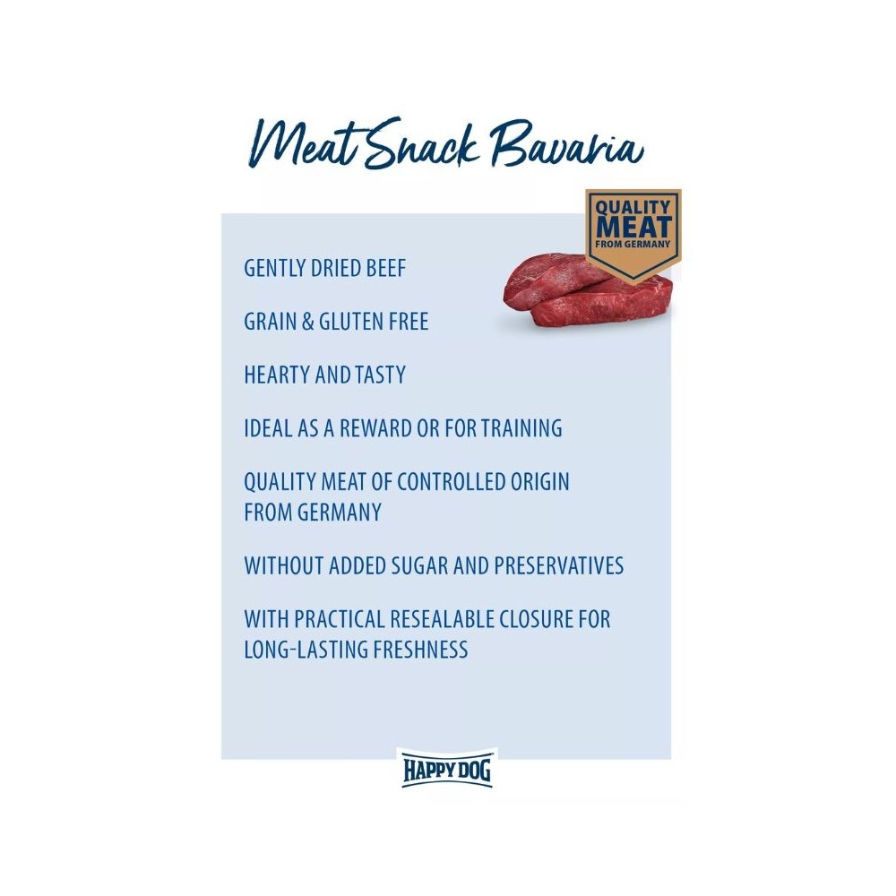Happy Dog skanėstas šunims su jautiena Meat Snack Allgäu, 75 g
