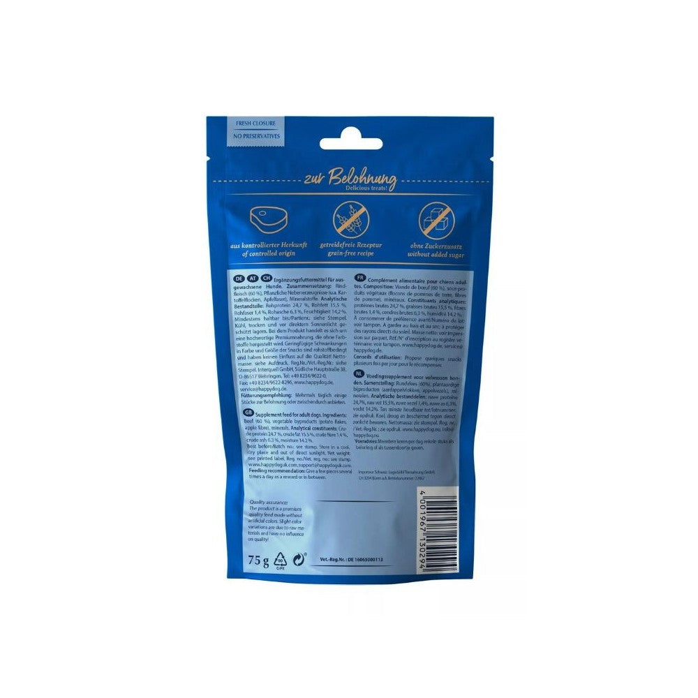 Happy Dog skanėstas šunims su jautiena Meat Snack Allgäu, 75 g