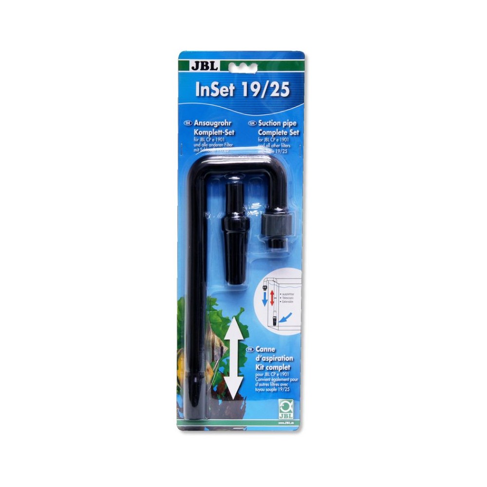 InSet 19/25 teleskopinis vandens paėmimo vamzdelis išoriniams filtrams CP e1900/1