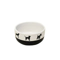Keramikinis dubenėlis Shape juodas/baltas, 13x6 cm, 500 ml