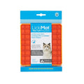 Laižymo kilimėlis LickiMat Cat Playdate Tuff, oranžinis