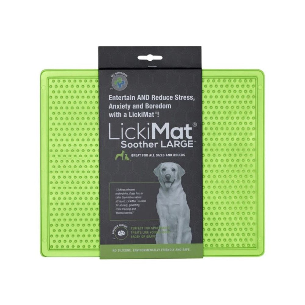 Laižymo kilimėlis LickiMat Dog Soother XL, žalias
