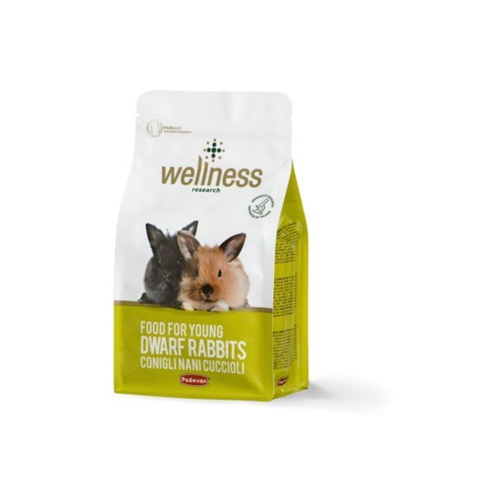 Maistas jauniems dekoratyviniams triušiams Wellness 1 kg
