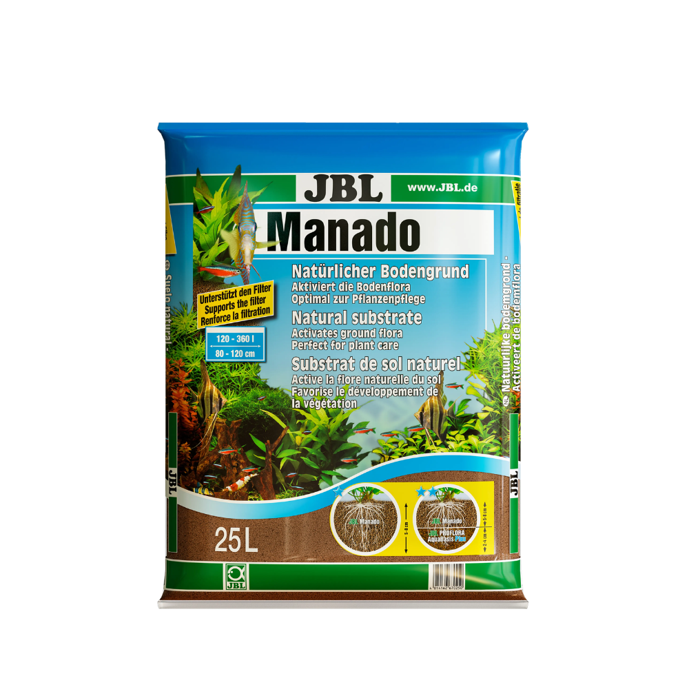 Manado natūralus substratas akvariumo augalams 25 l