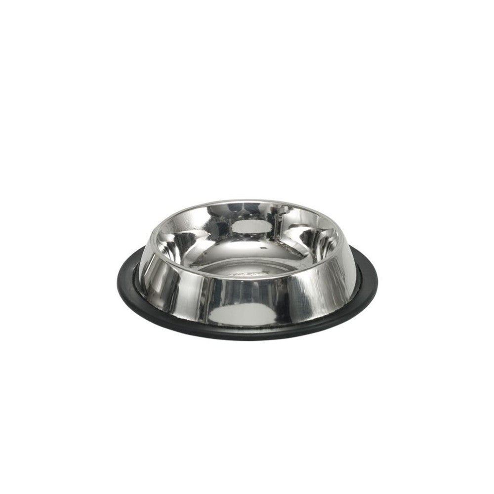 Metalinis dubenėlis su guma 19 cm, 0,45 l