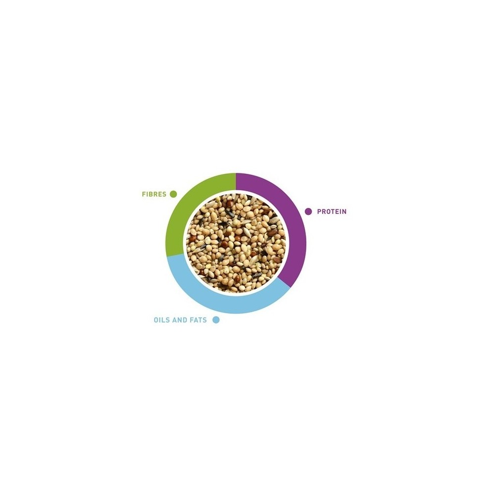 NaturalMix Esotici maistas egzotiniams paukščiams (amadinams, kikiliams) 20 kg