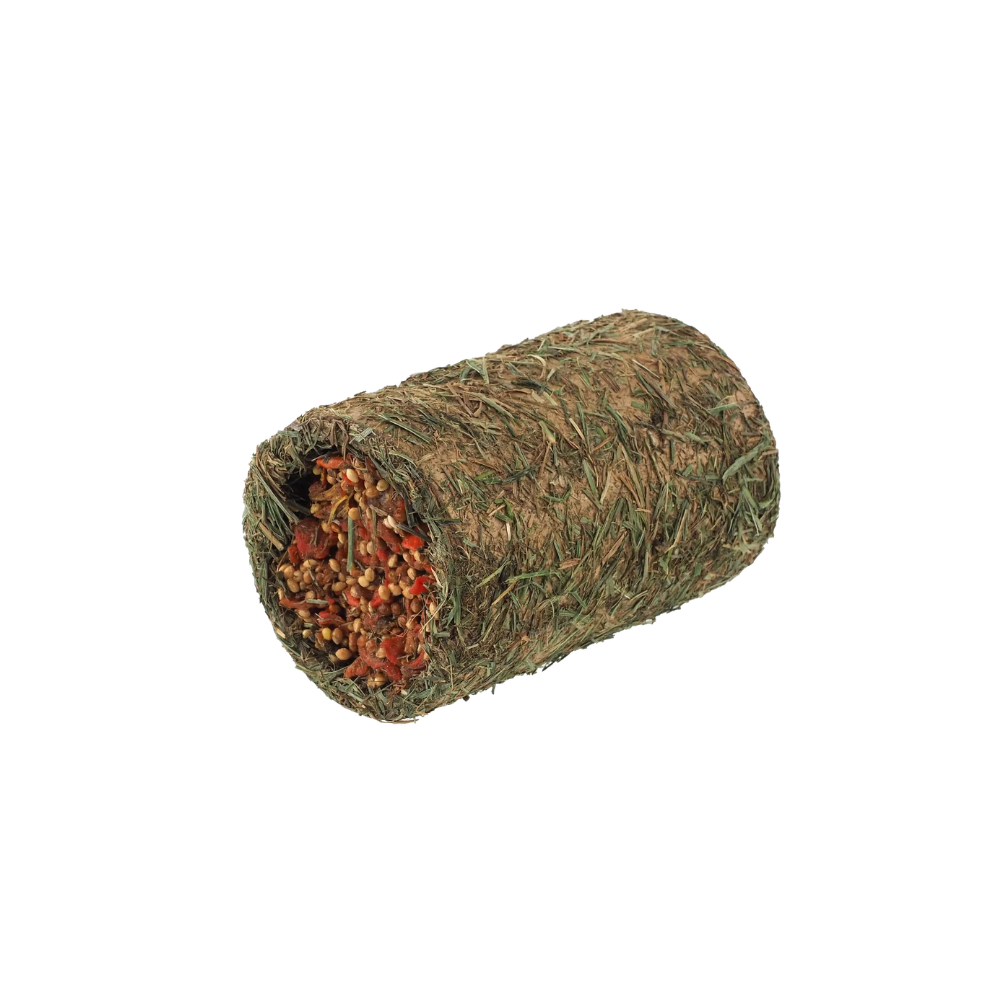 Nature Land Nibble šieno tunelis su morkomis, 125 g
