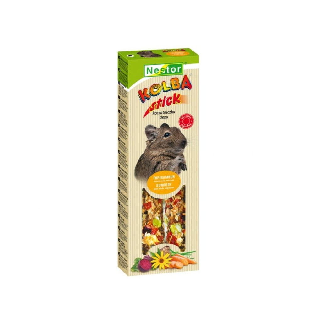 Nestor skanėstai degu graužikams su topinambais, žolių sėklomis ir daržovėmis, 2 vnt.