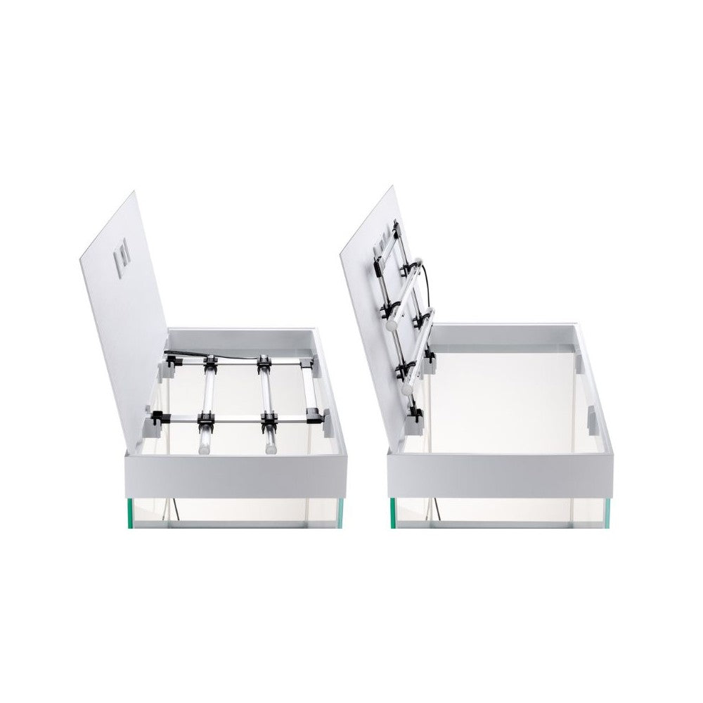 Opti Set 130 akvariumas stačiakampis, baltas, 61x41x56 cm, 130 l