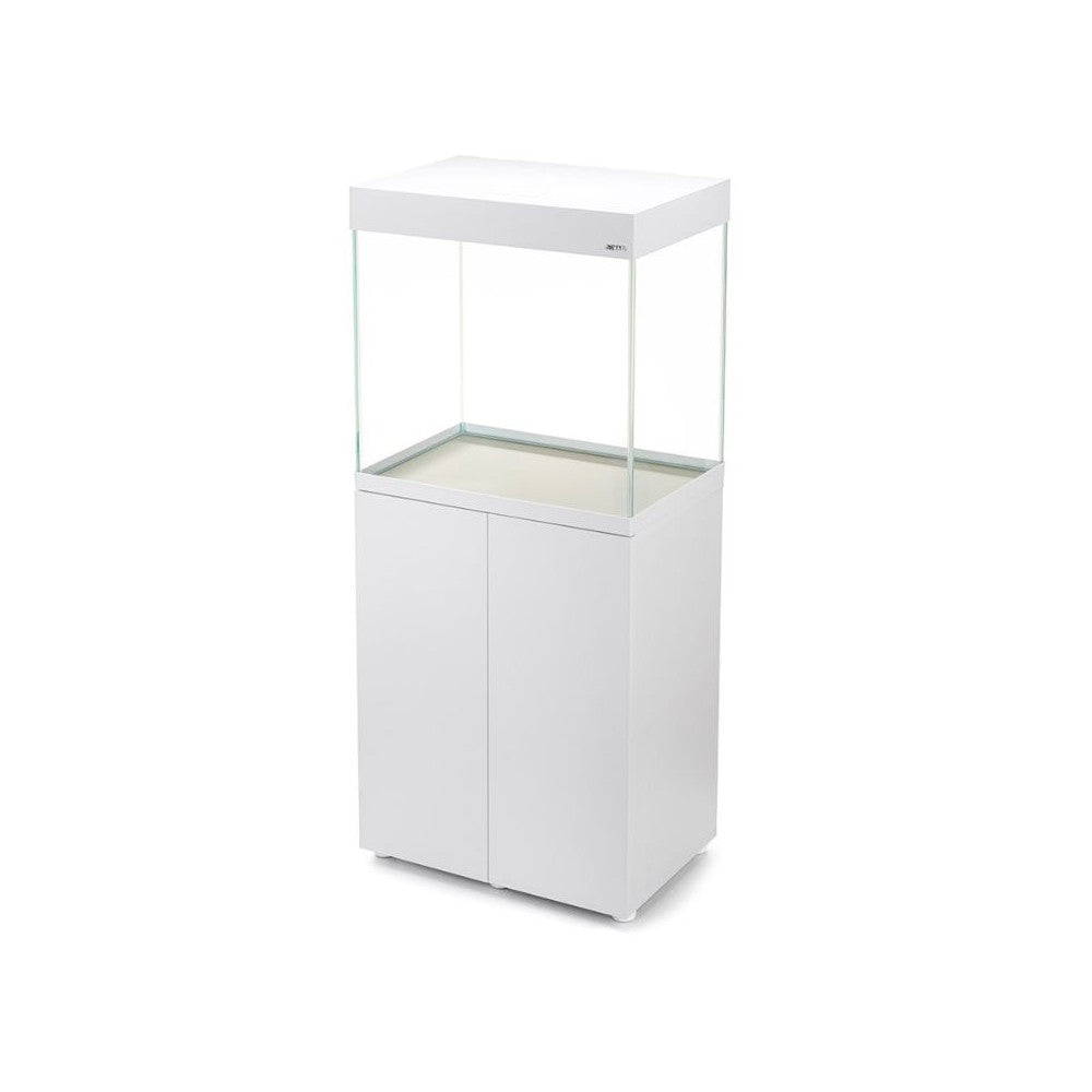 Opti Set 130 akvariumas stačiakampis, baltas, 61x41x56 cm, 130 l