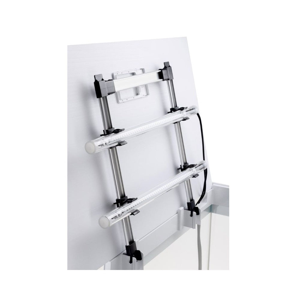 Opti Set 130 akvariumas stačiakampis, baltas, 61x41x56 cm, 130 l