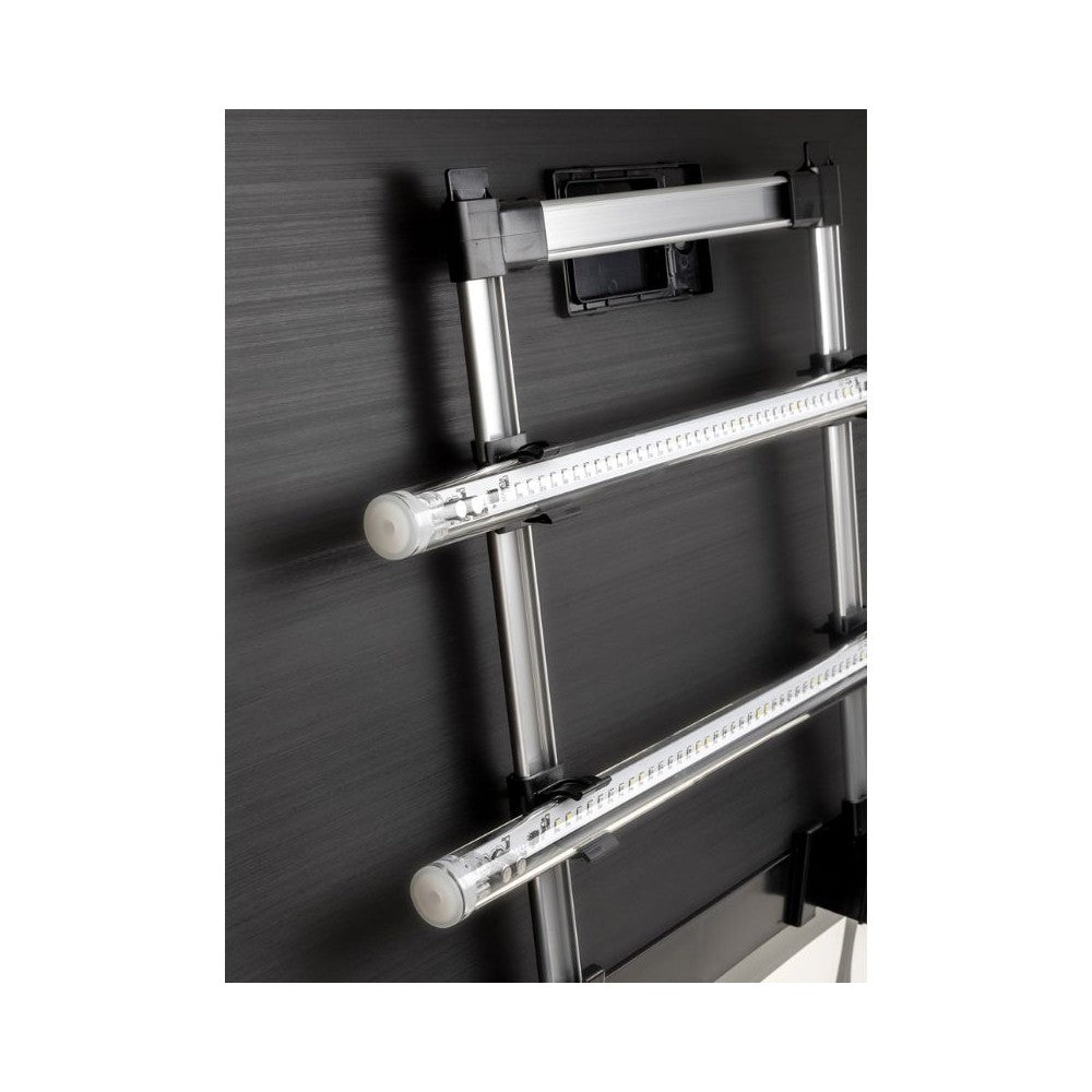 Opti Set 130 akvariumas stačiakampis, juodas, 61x41x56 cm, 130 l