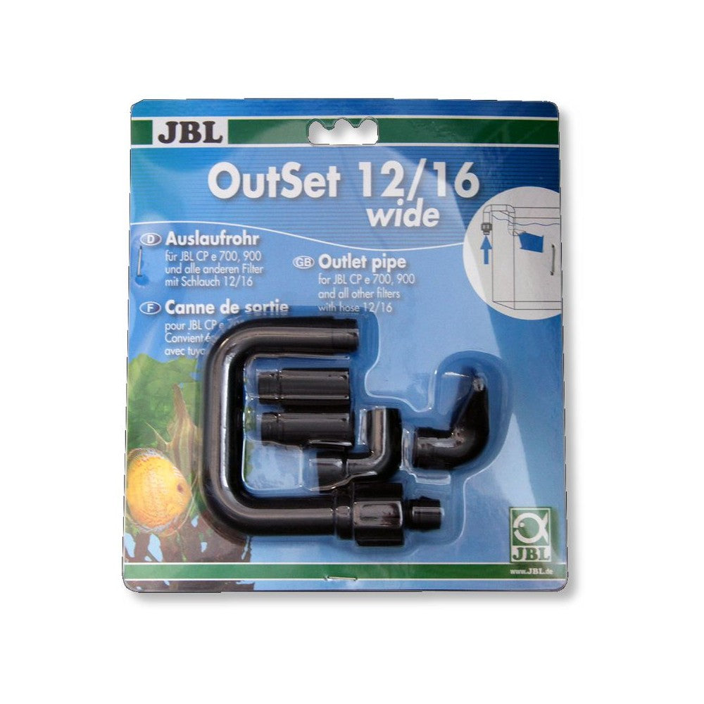JBL OutSet wide 12/16 vandens atidavimo vamzdelis plačiu galu išoriniams filtrams CP e400/700/900/1,2