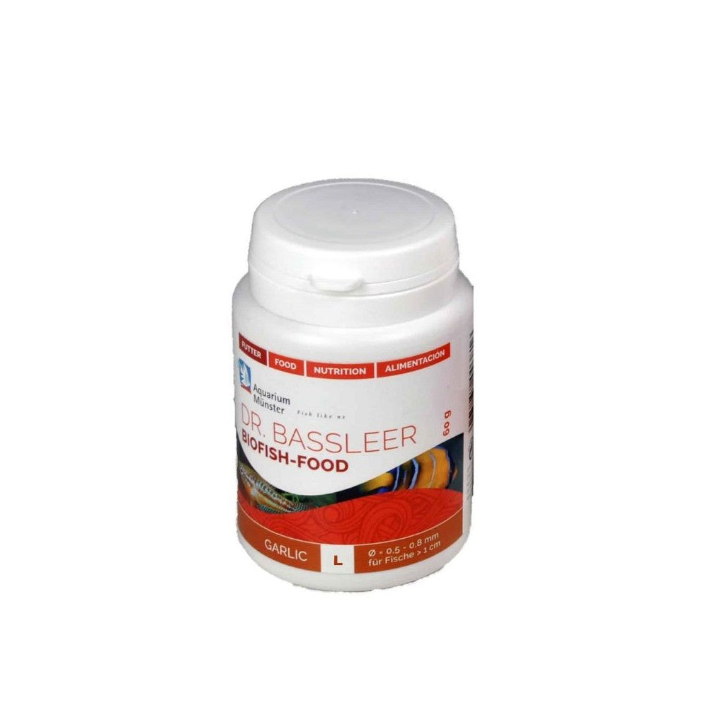 Pašaras žuvims Dr. Bassleer Biofish Food Garlic L, 60 g
