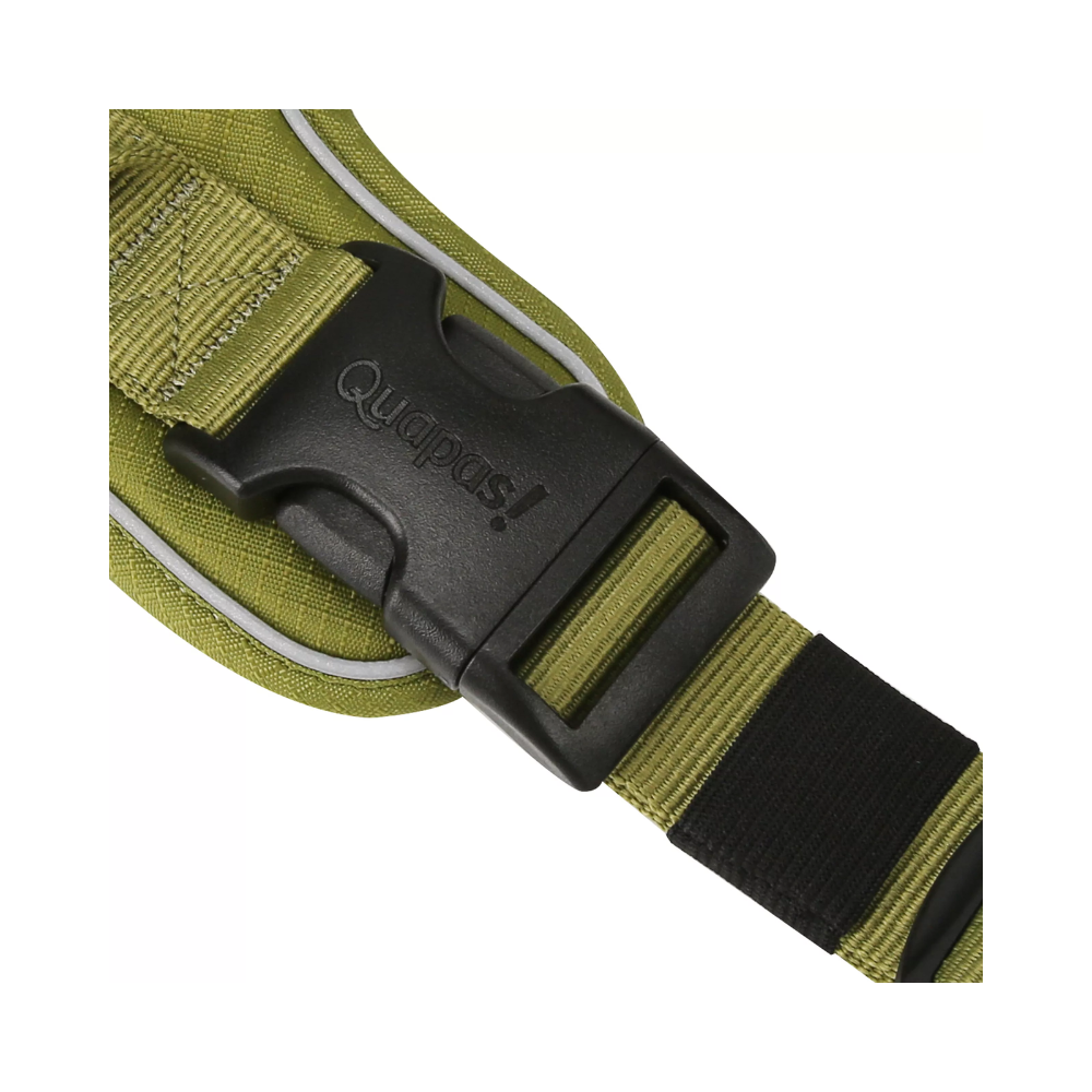 Quapas! Petnešos Ultra, S, kaklas 36-48 cm, krūtinė 45-64 cm, žalios