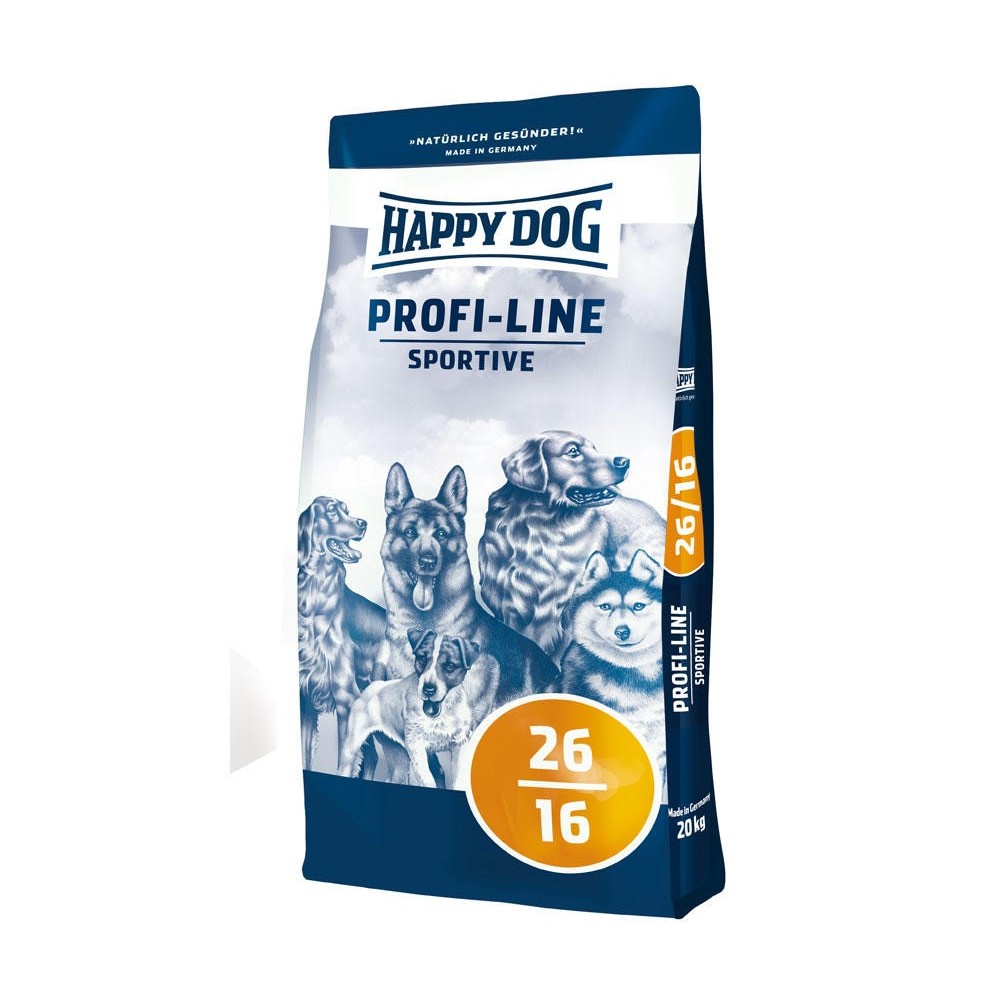 Happy Dog visavertis pašaras suaugusiems aktyviems šunims Profi-Line Sportive 20 kg