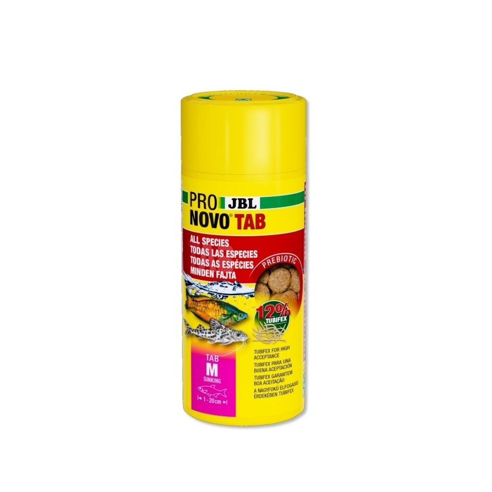 JBL ProNovo Tab M pašaras žuvims 250 ml