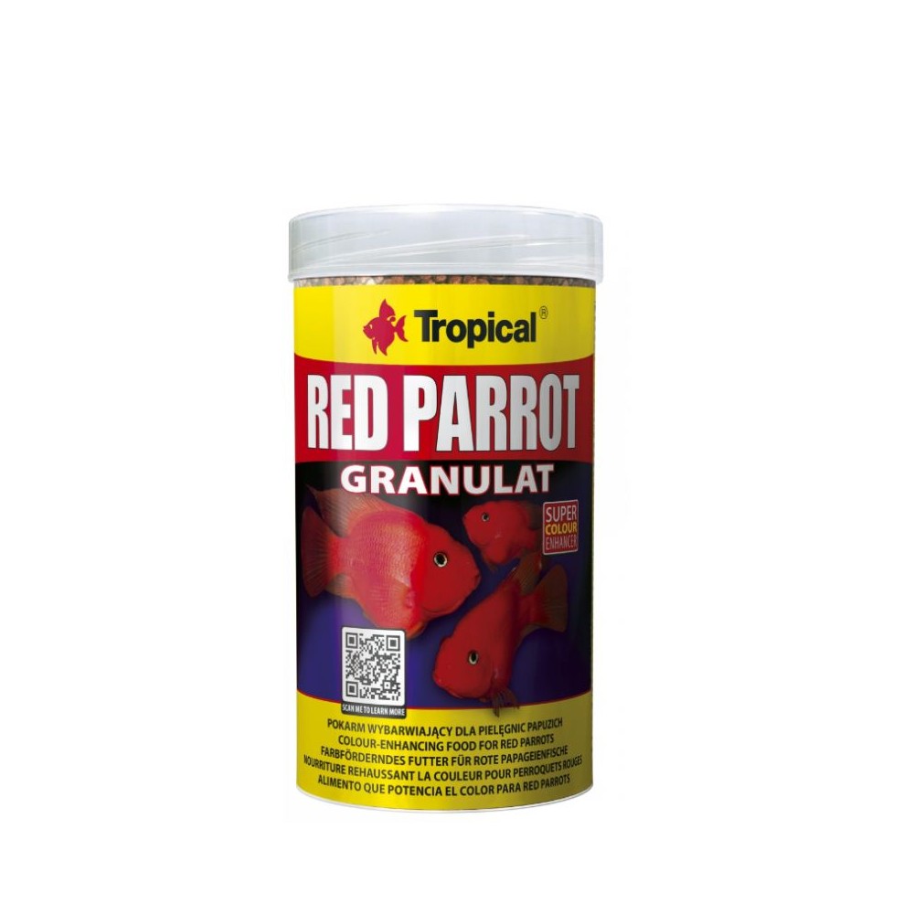 Tropical Red Parrot Granulat maistas žuvims 250 ml