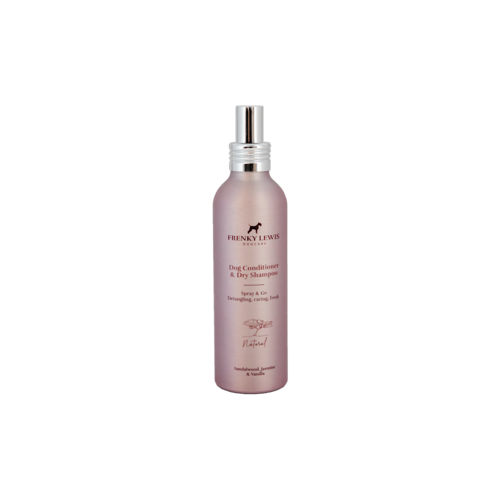Sausas šampūnas - kondicionierius šunims Frenky Lewis Sandalwood, Jasmine, Vanilla, 150 ml