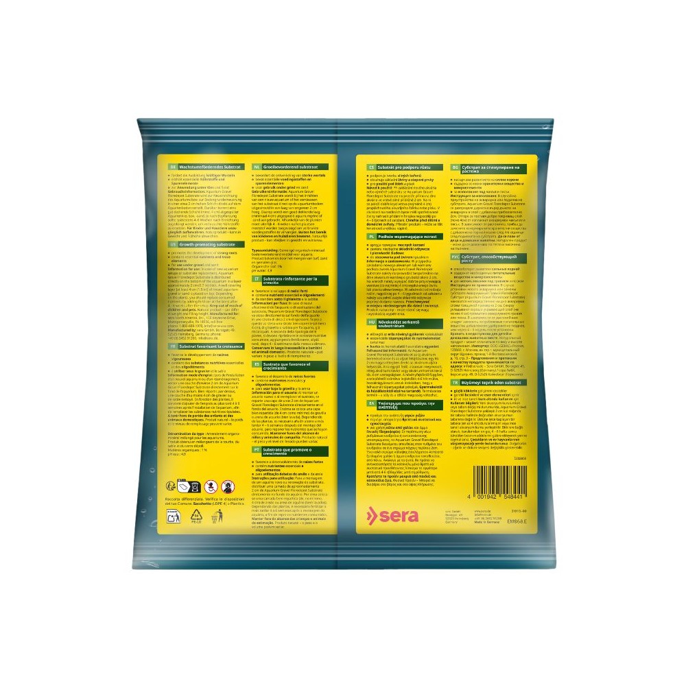 Sera progruntis akvariumams Floredepot, 2,2 l